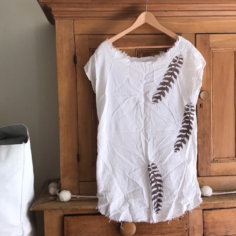 American designer Jesse Kamm organic cotton tunic.